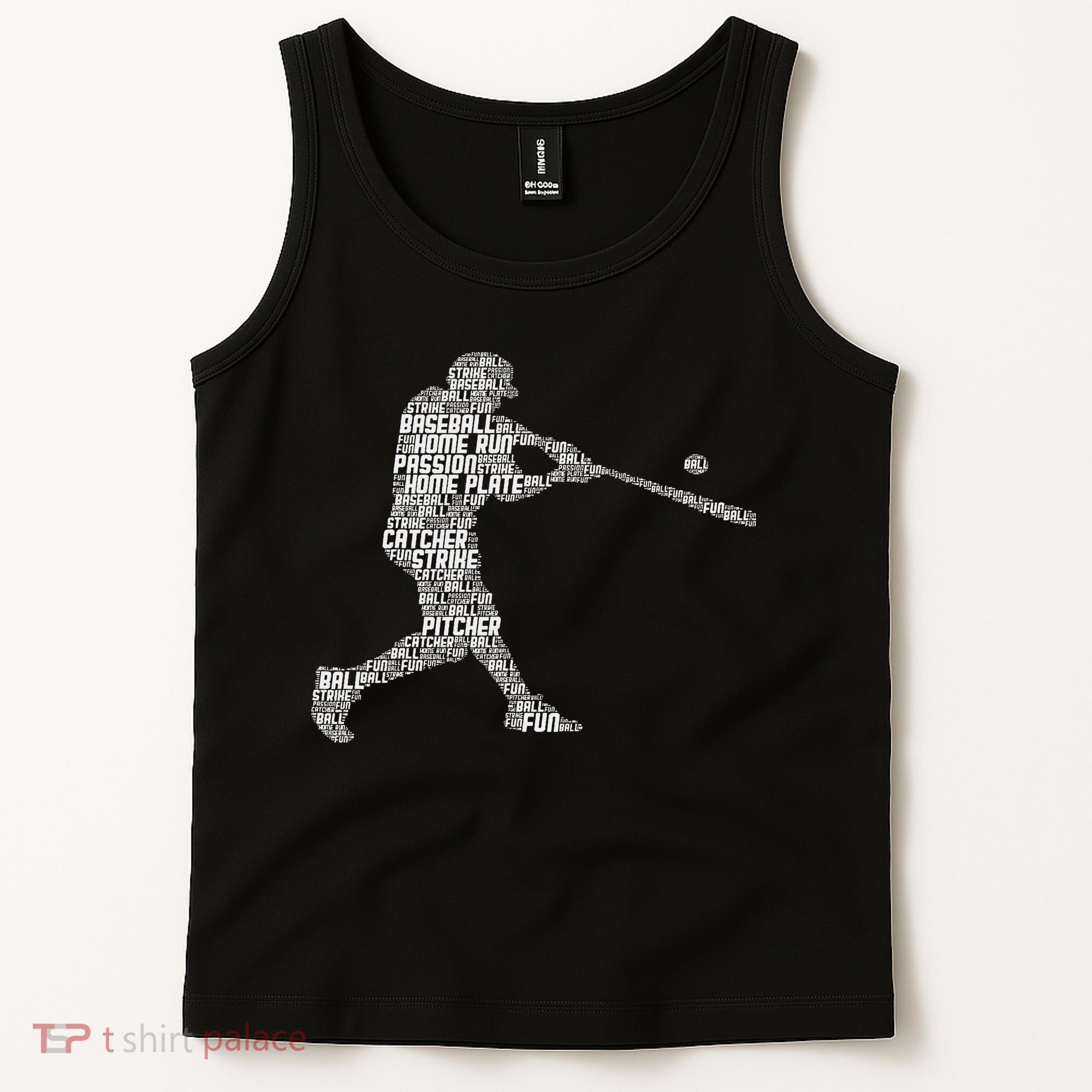 Baseball Player Batter Tank Top
