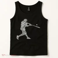 Baseball Player Batter Tank Top thumb 2