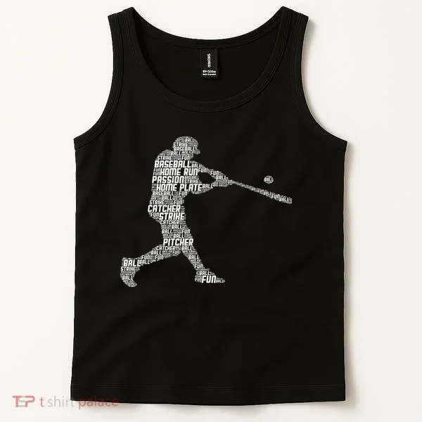 Baseball Player Batter Tank Top