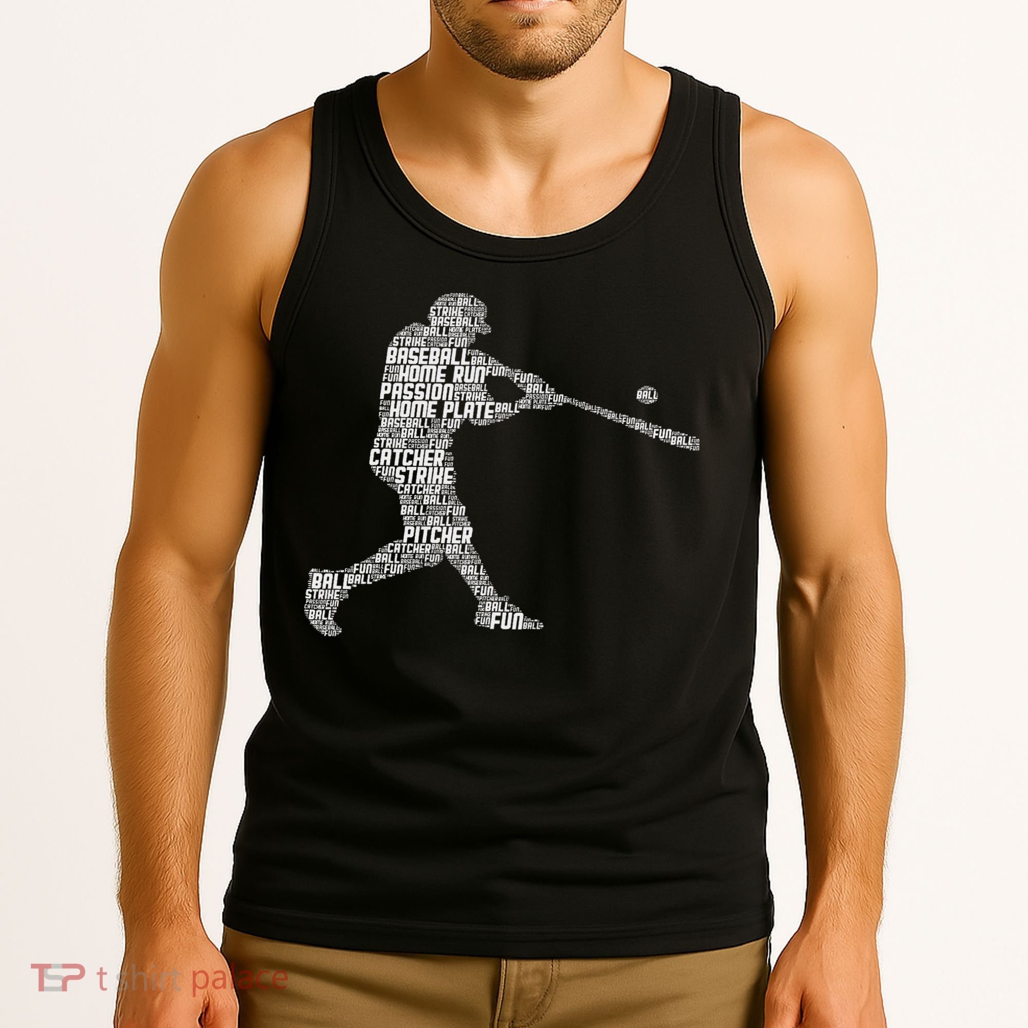 Baseball Player Batter Tank Top