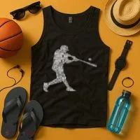 Baseball Player Batter Tank Top thumb 4