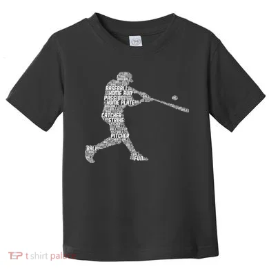 Baseball Player Batter Toddler T-Shirt