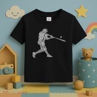 Baseball Player Batter Toddler T-Shirt thumb 3