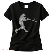 Baseball Player Batter Women's T-Shirt thumb 0