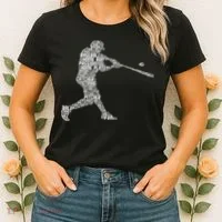 Baseball Player Batter Women's T-Shirt thumb 2
