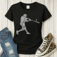 Baseball Player Batter Women's T-Shirt thumb 3