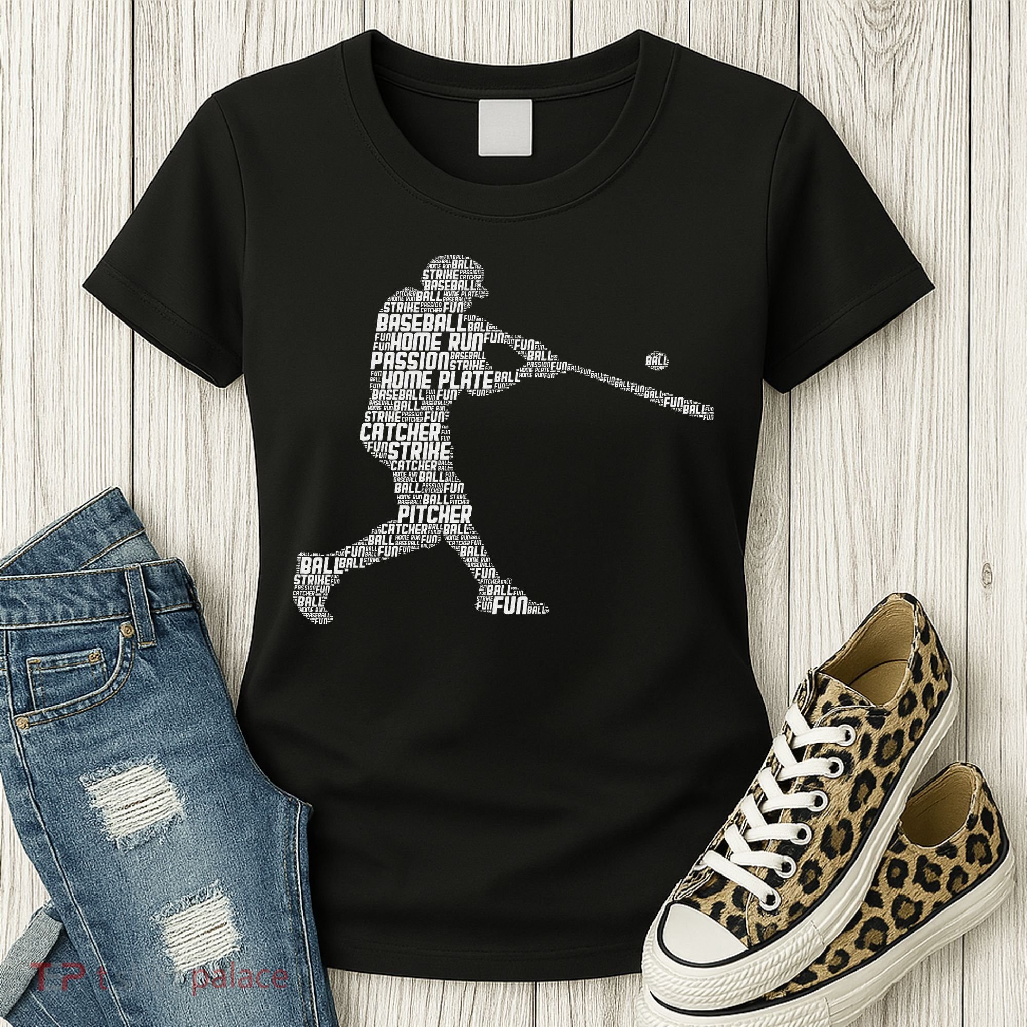 Baseball Player Batter Women's T-Shirt