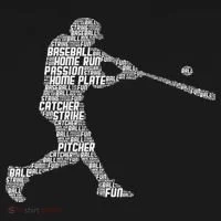 Baseball Player Batter Kids Sweatshirt thumb 2