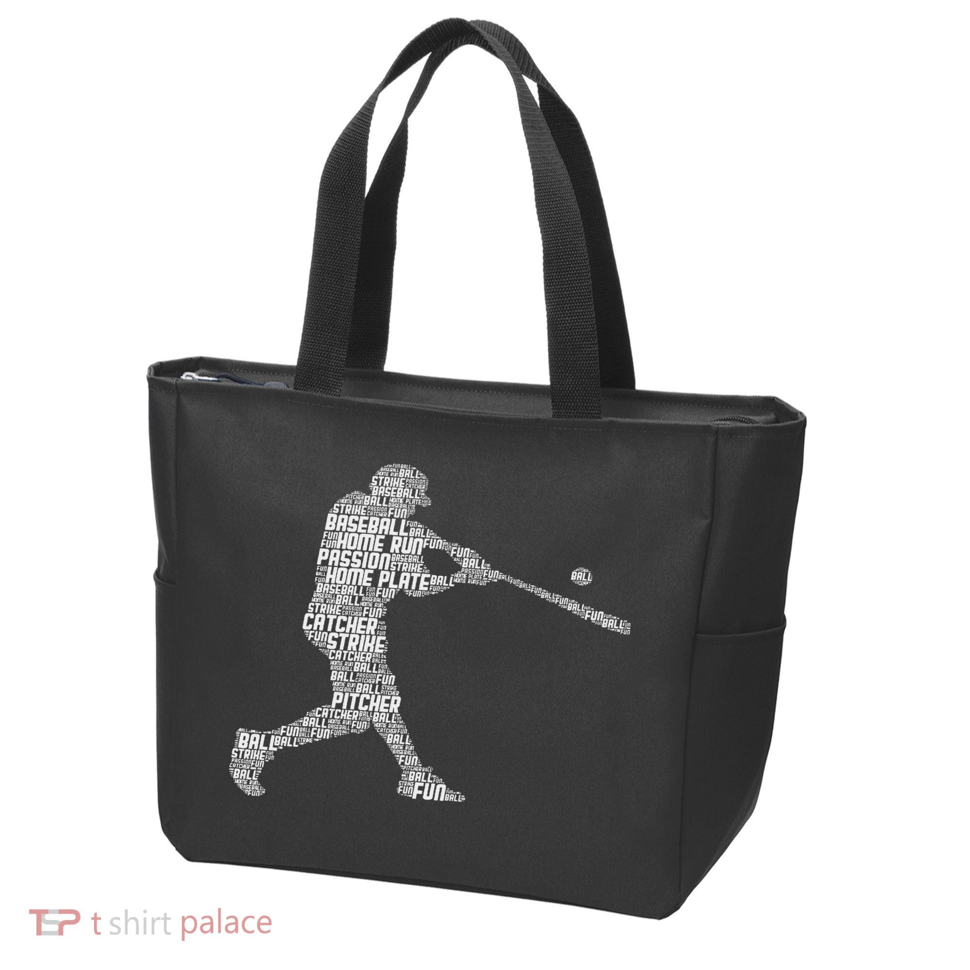 Baseball Player Batter Tote Bag