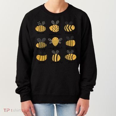 Bee Positivity Bee Lover Beekeeper Bee Happy Women's Sweatshirt