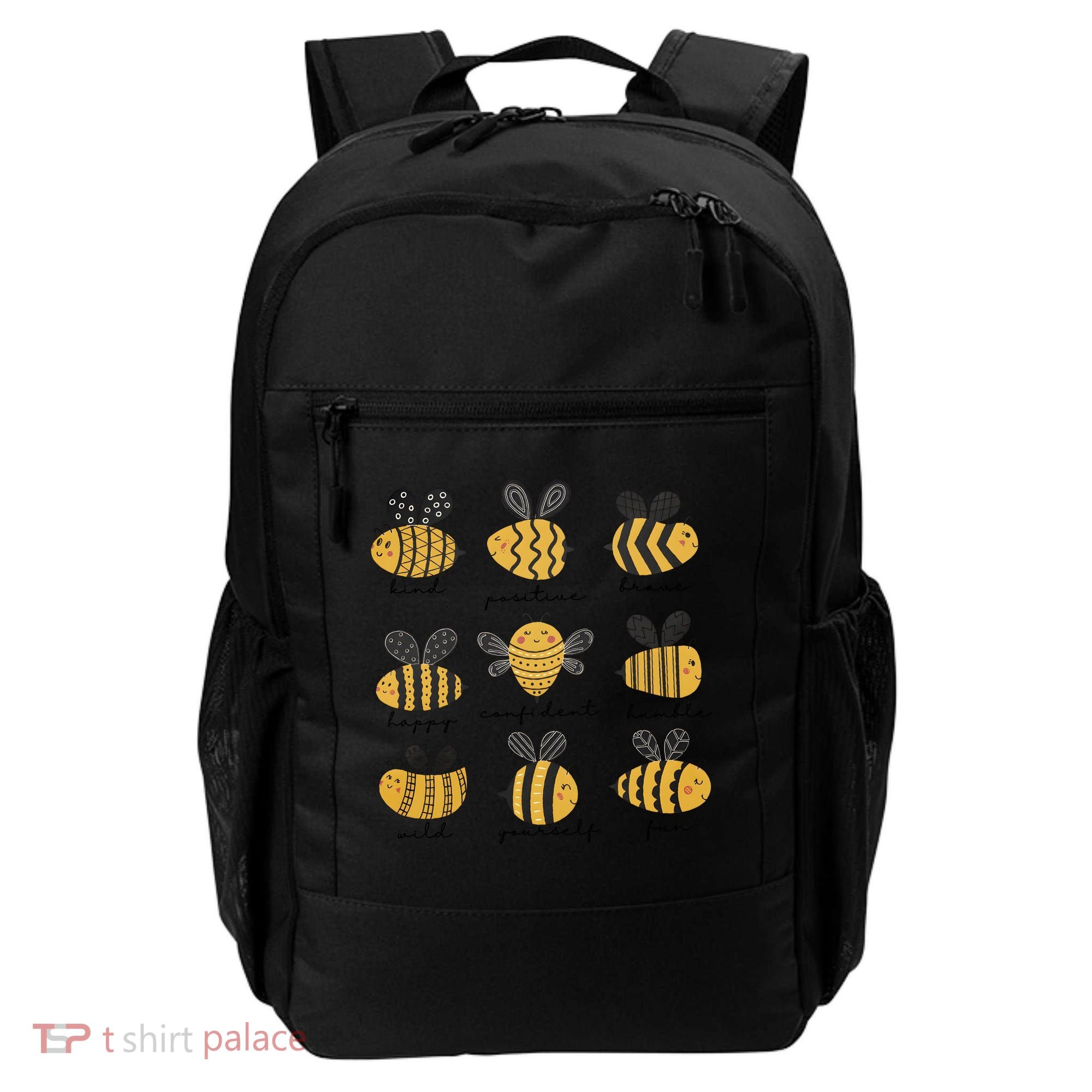 Bee Positivity Bee Lover Beekeeper Bee Happy Backpack