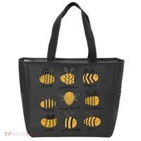 Bee Positivity Bee Lover Beekeeper Bee Happy Tote Bag thumb 0