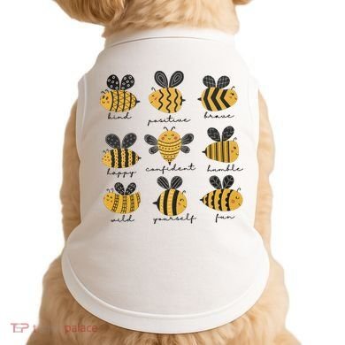Bee Positivity Bee Lover Beekeeper Bee Happy Doggie Tank