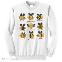 Bee Positivity Bee Lover Beekeeper Bee Happy Sweatshirt thumb 0