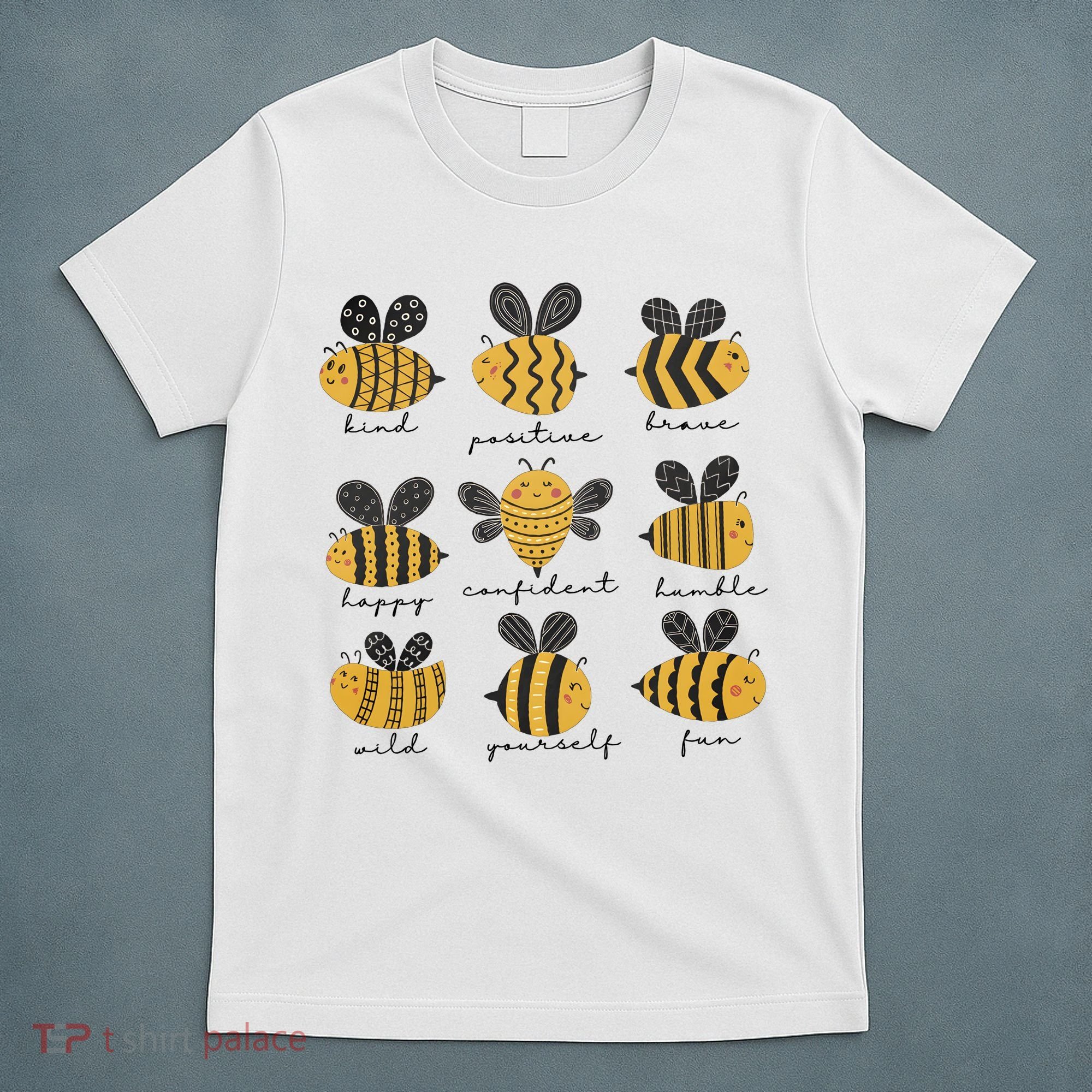 Bee Positivity Bee Lover Beekeeper Bee Happy T-Shirt