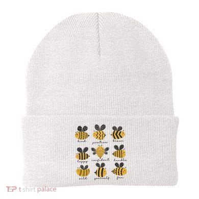 Bee Positivity Bee Lover Beekeeper Bee Happy Beanie