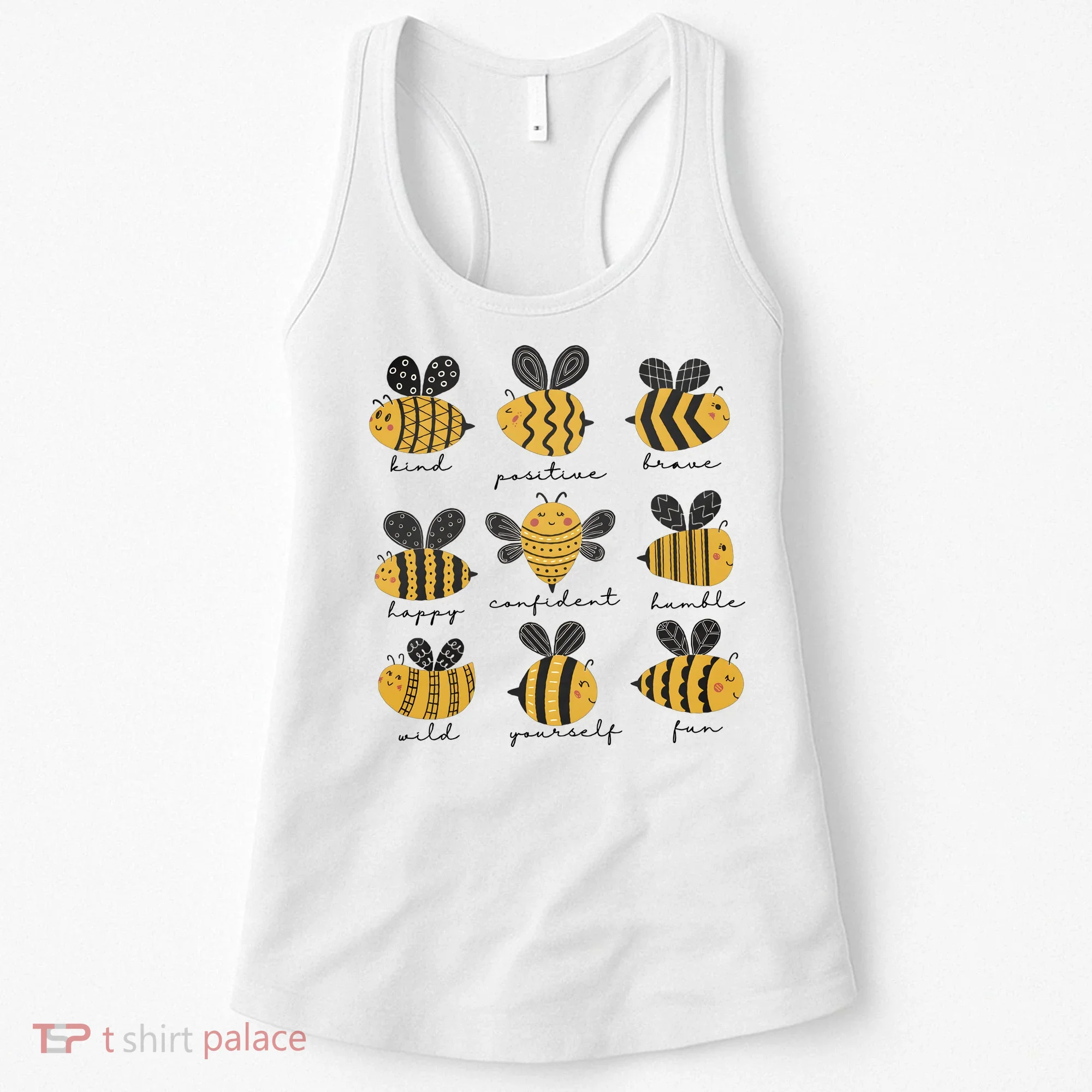 Bee Positivity Bee Lover Beekeeper Bee Happy Women's Tank Top