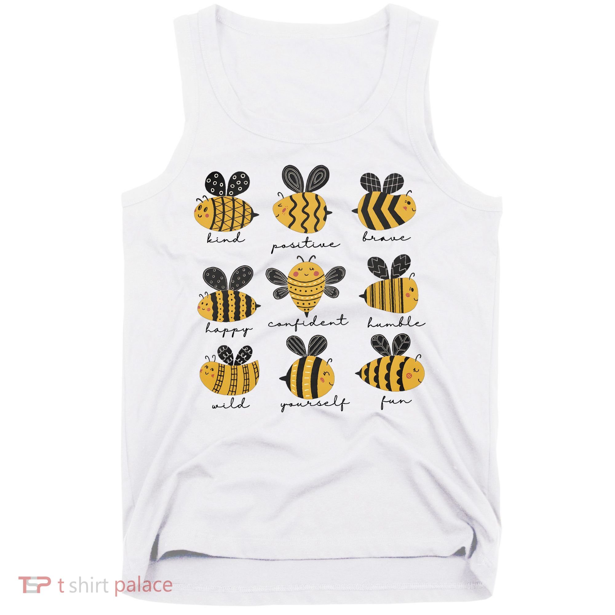 Bee Positivity Bee Lover Beekeeper Bee Happy Tank Top