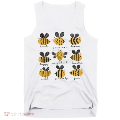 Bee Positivity Bee Lover Beekeeper Bee Happy Tank Top