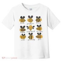 Bee Positivity Bee Lover Beekeeper Bee Happy Toddler T-Shirt thumb 0