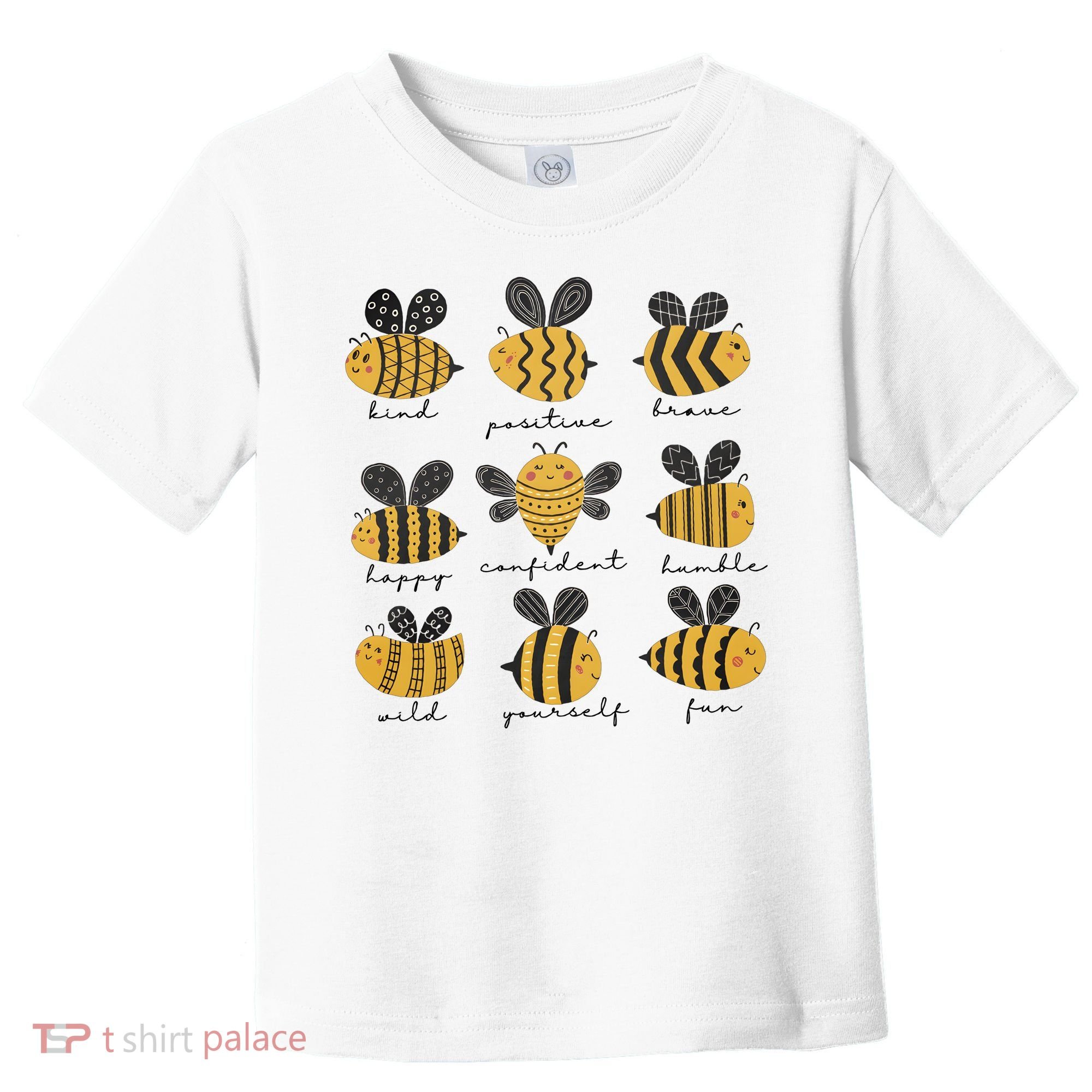 Bee Positivity Bee Lover Beekeeper Bee Happy Toddler T-Shirt