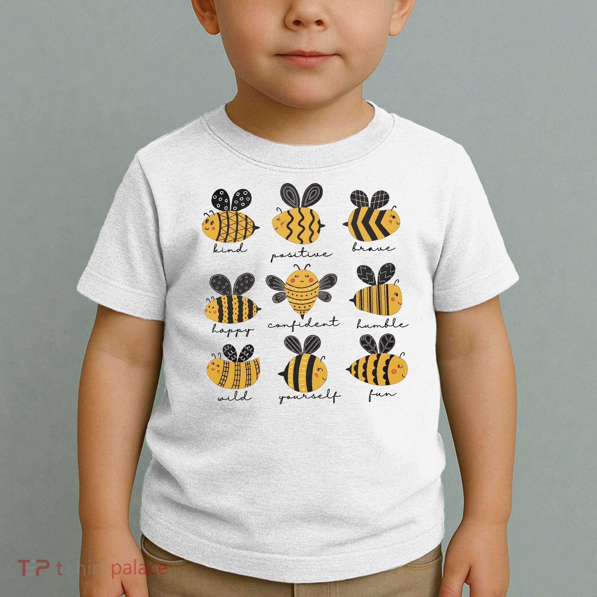 Bee Positivity Bee Lover Beekeeper Bee Happy Toddler T-Shirt