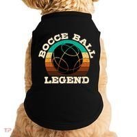 Bocce Player Boccie Fan Game Ball Sport Team Bocci Lover Doggie Tank thumb 0