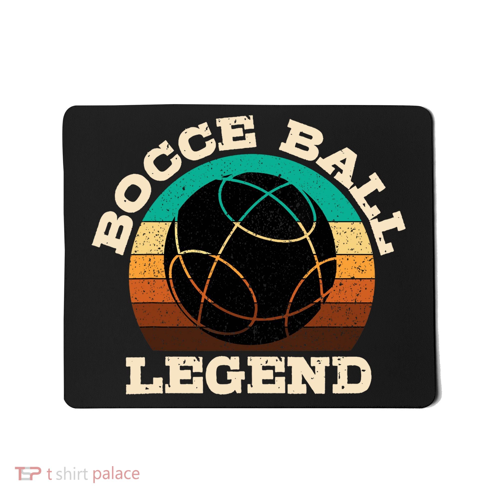 Bocce Player Boccie Fan Game Ball Sport Team Bocci Lover Mousepad