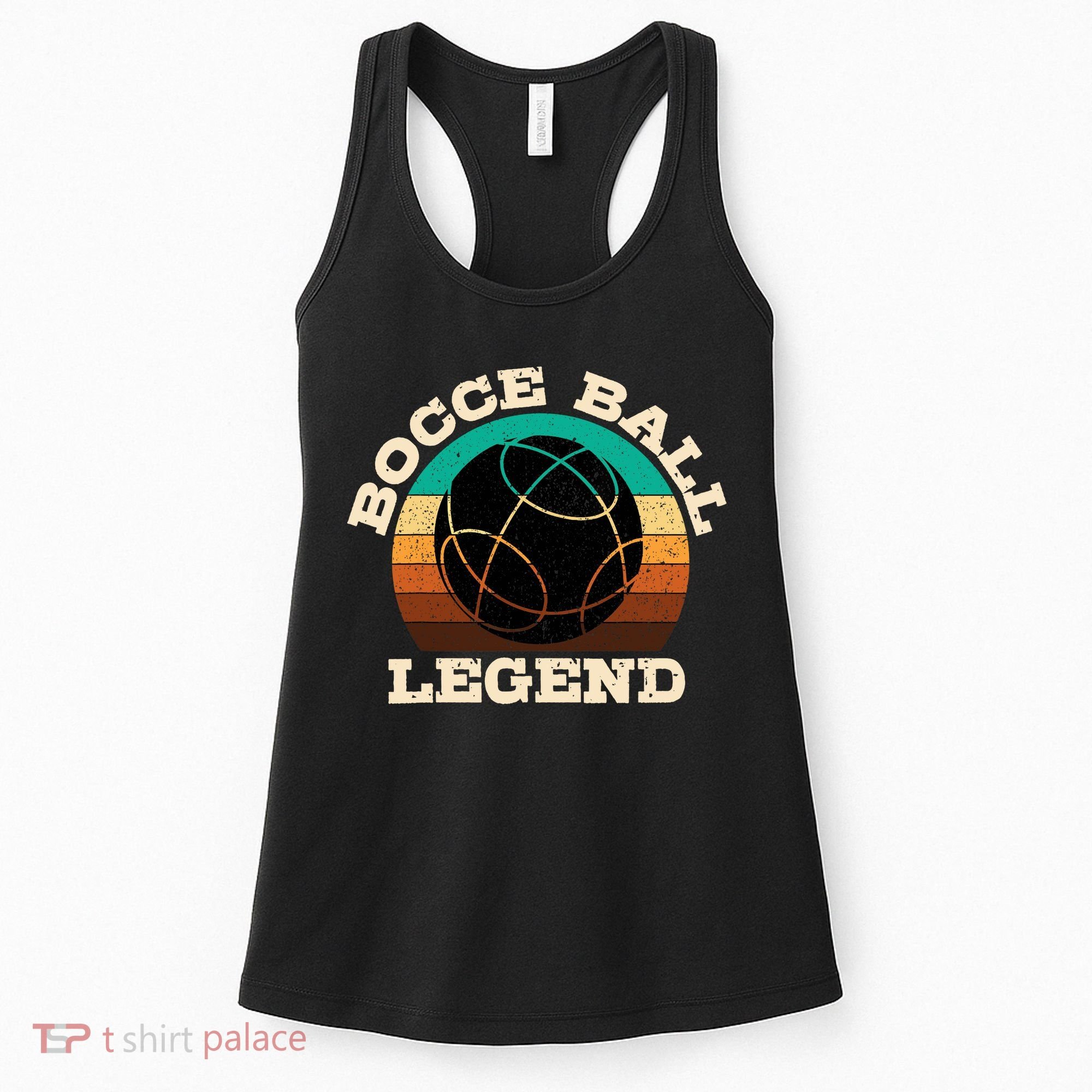 Bocce Player Boccie Fan Game Ball Sport Team Bocci Lover Women's Tank Top