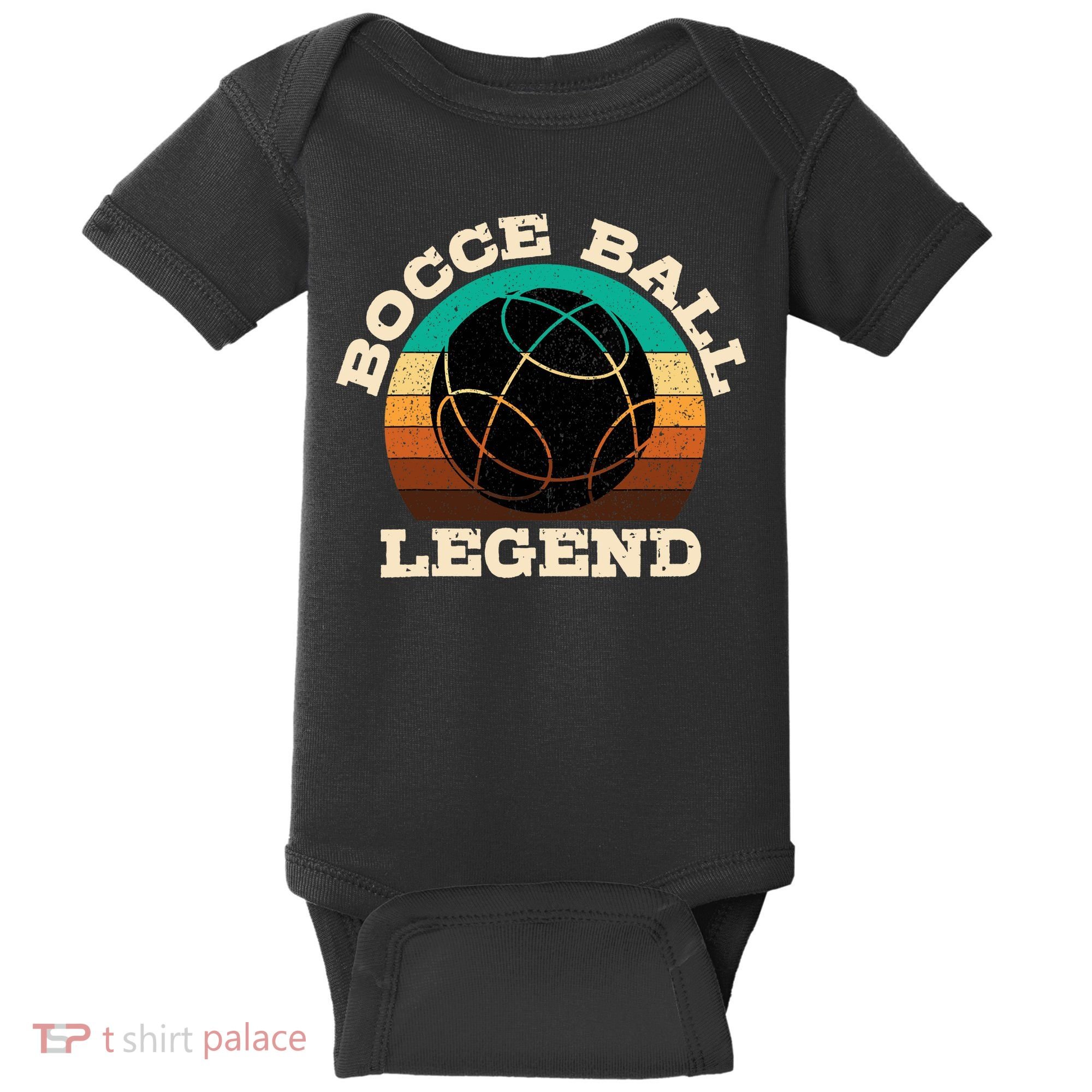 Bocce Player Boccie Fan Game Ball Sport Team Bocci Lover Baby Bodysuit