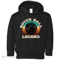 Bocce Player Boccie Fan Game Ball Sport Team Bocci Lover Toddler Hoodie thumb 0