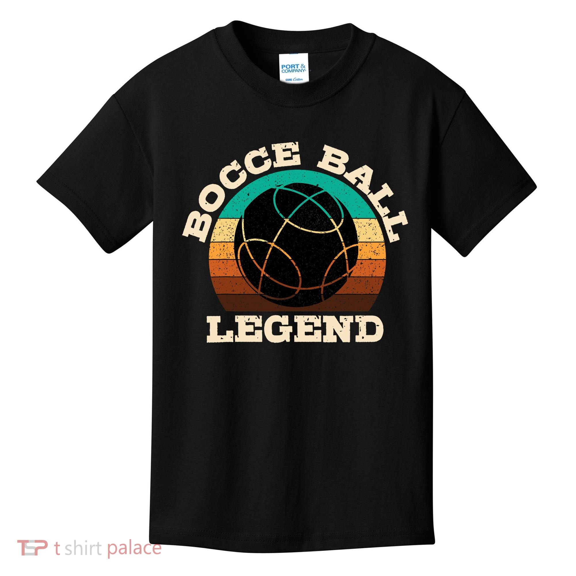 Bocce Player Boccie Fan Game Ball Sport Team Bocci Lover Kids T-Shirt