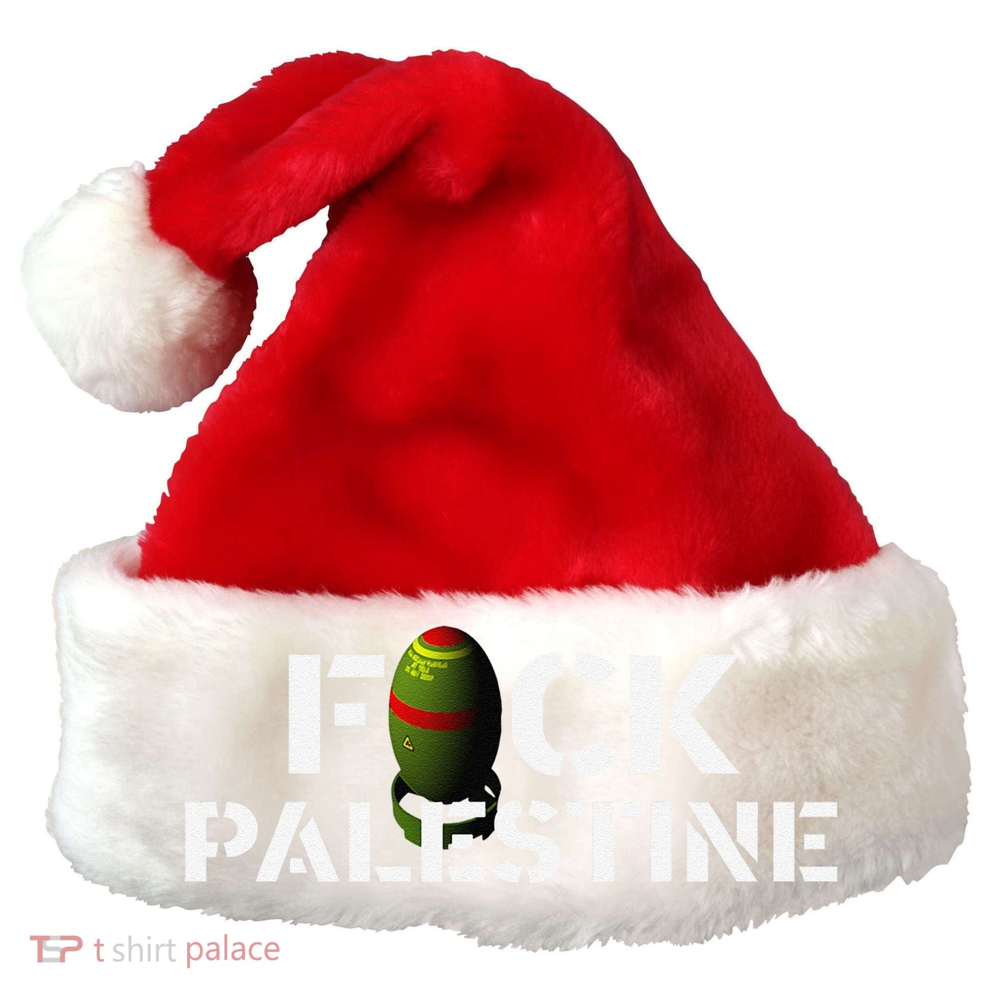 Bomb Palestine Santa Hat