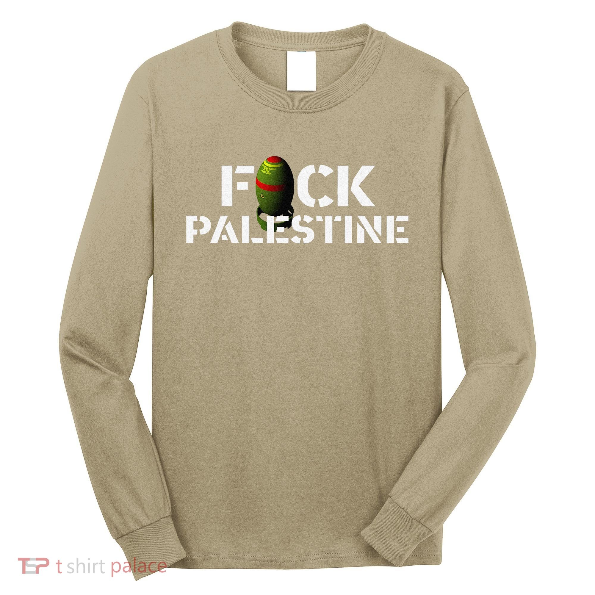 Bomb Palestine Long Sleeve Shirt