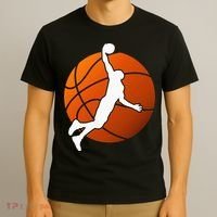 Basketball Player Basketballer Sports Graphic T-Shirt thumb 3