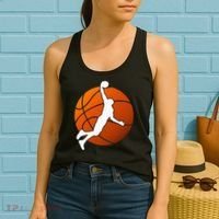 Basketball Player Basketballer Sports Graphic Women's Tank Top thumb 2