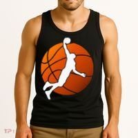 Basketball Player Basketballer Sports Graphic Tank Top thumb 3