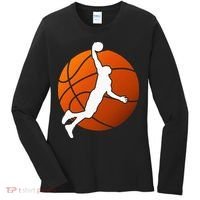 Basketball Player Basketballer Sports Graphic Women's Long Sleeve Shirt thumb 0