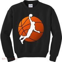 Basketball Player Basketballer Sports Graphic Kids Sweatshirt thumb 0