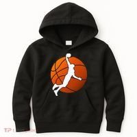 Basketball Player Basketballer Sports Graphic Kids Hoodie thumb 0