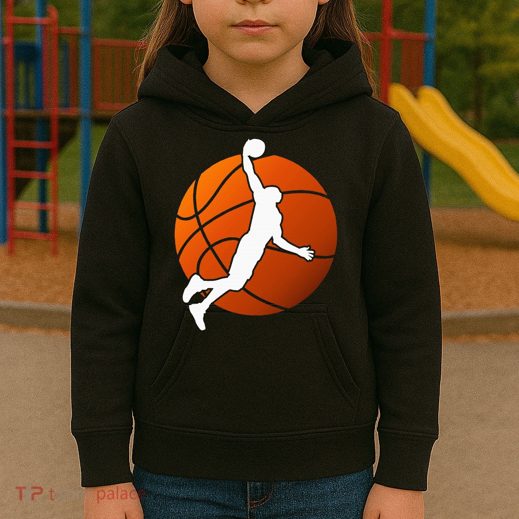 Basketball Player Basketballer Sports Graphic Kids Hoodie