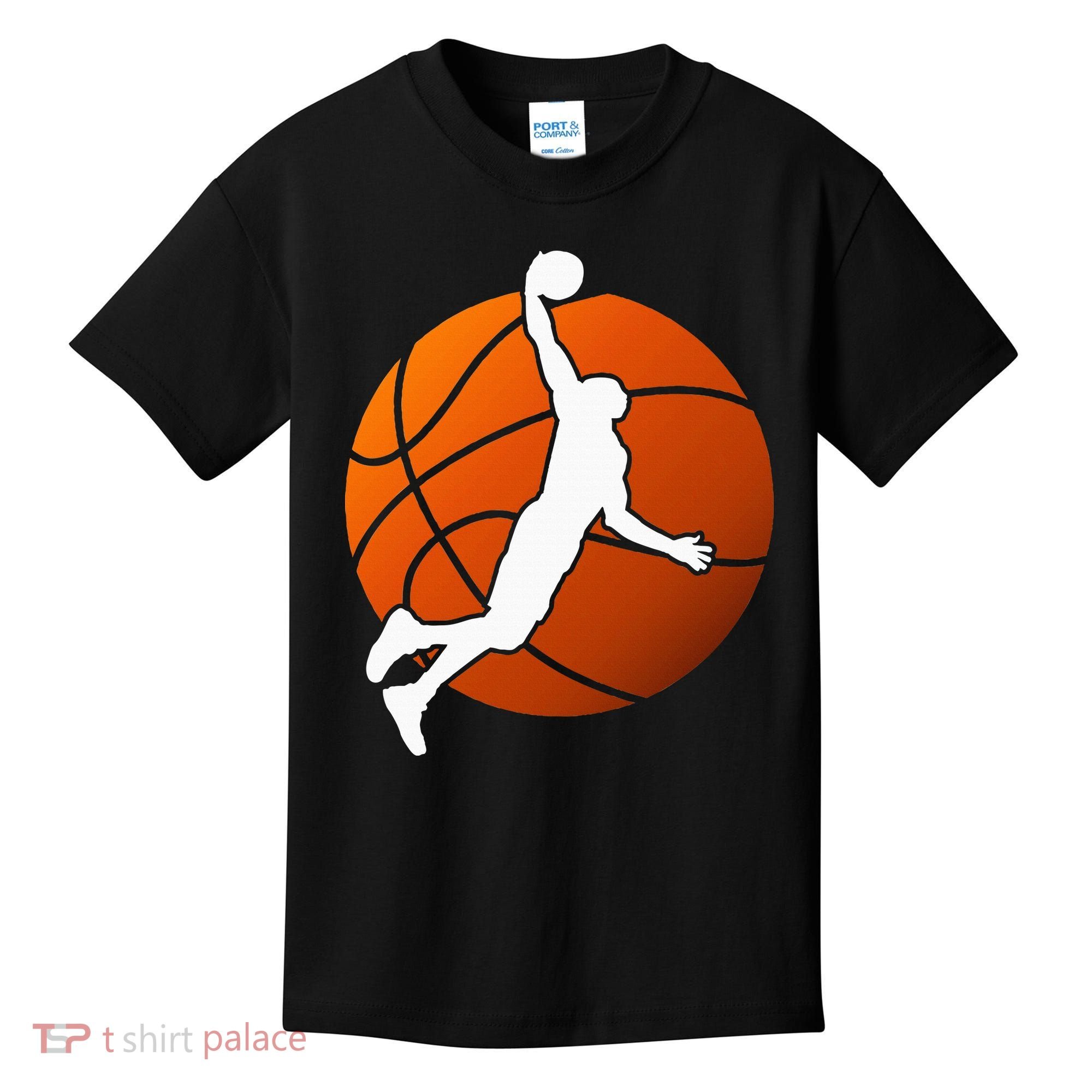 Basketball Player Basketballer Sports Graphic Kids T-Shirt