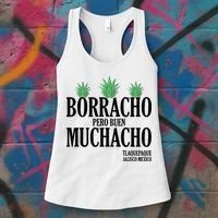Borracho Pero Buen Muchacho Tlaquepaque Jalisco Mexico Women's Tank Top thumb 3