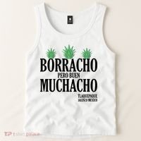 Borracho Pero Buen Muchacho Tlaquepaque Jalisco Mexico Tank Top thumb 2