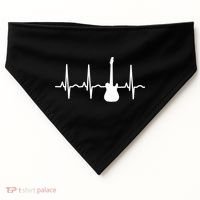 Bass Player Bass Guitar Player Heartbeat USA-Made Doggie Bandana thumb 0