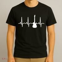 Bass Player Bass Guitar Player Heartbeat T-Shirt thumb 3