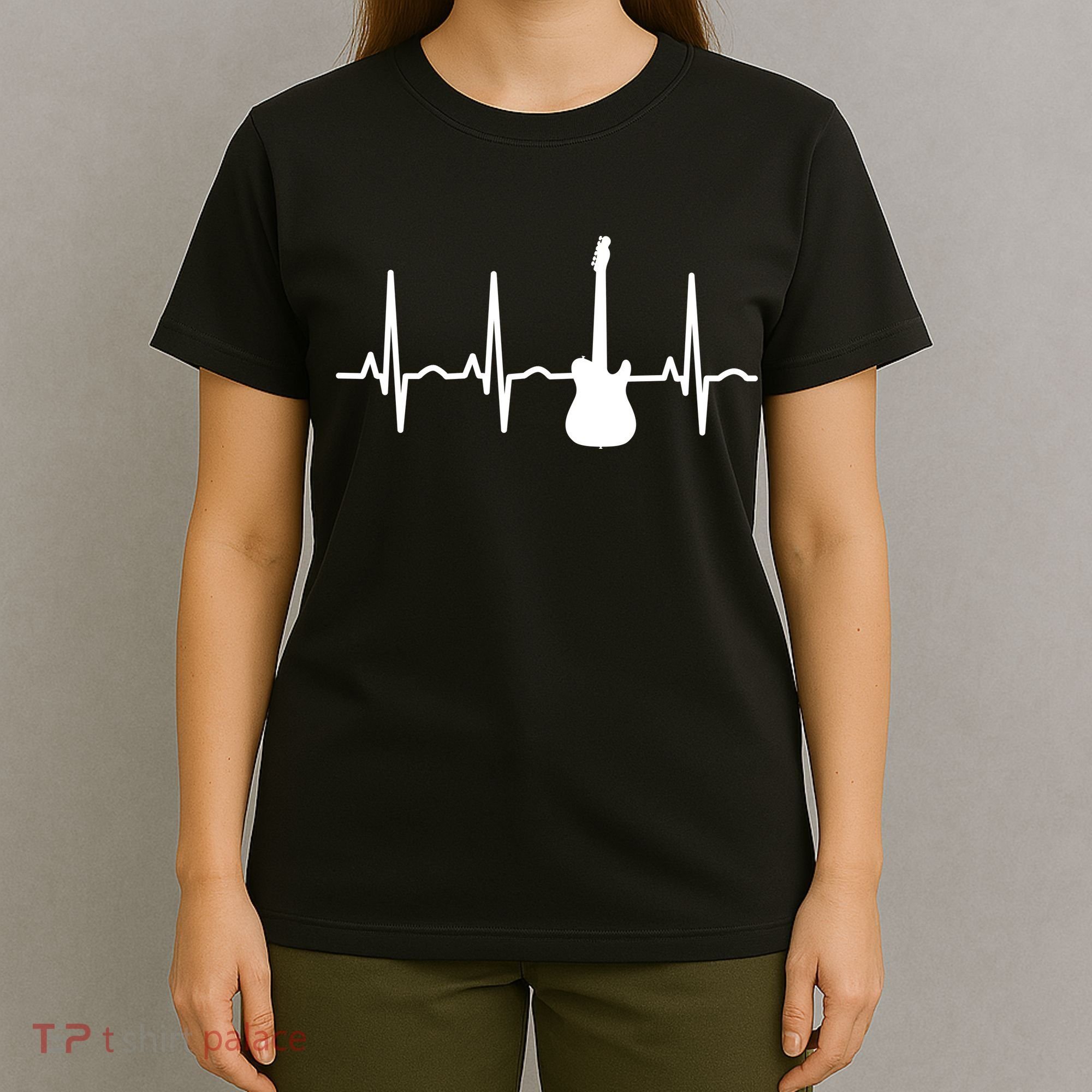 Bass Player Bass Guitar Player Heartbeat T-Shirt