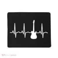 Bass Player Bass Guitar Player Heartbeat Mousepad thumb 0