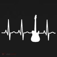 Bass Player Bass Guitar Player Heartbeat Baby Bodysuit thumb 2