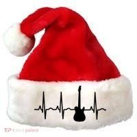 Bass Player Bass Guitar Player Heartbeat Santa Hat thumb 0